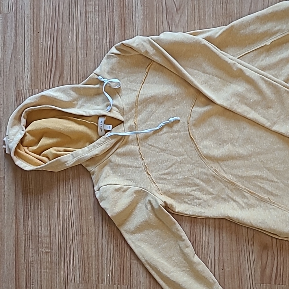 Yellow hoodie size small
